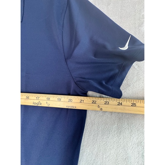 Nike Golf Dri Fit Polo Shirt Mens Large Standard‎ Fit Blue - Picture 2 of 9
